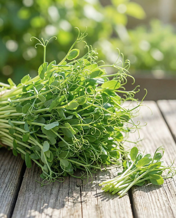 Ærteskud mikrogrønt (Pisum sativum) – etårigt microgreensfrø fra SeedsChoice