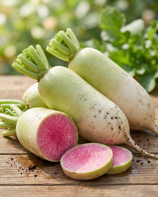 Kinesisk radise Red Impression F1 (Raphanus sativus) – frø til etårige grøntsager fra SeedsChoice