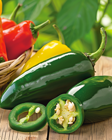 Jalapeño peberfrugtfrø (Capsicum annuum) – etårig grøntsag