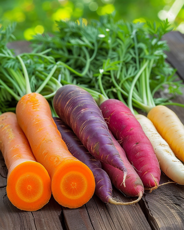 Gulerodssåbånd Rainbow Mix frø (Daucus carota) – etårigt såbånd