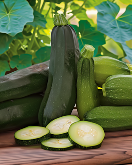 Minisquashfrø Patio Star F1 Cucurbita Pepo – etårig
