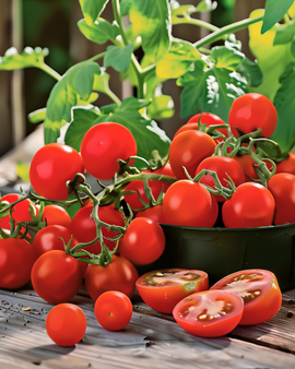 Pottomatfrø Gourmandise Red Solanum lycopersicum – etårig kirsebærtomat