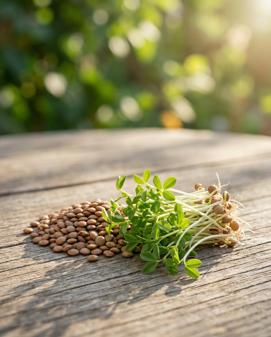 Linse-spiringsfrø (Lens culinaris) – økologiske etårige spiringsfrø fra SeedsChoice