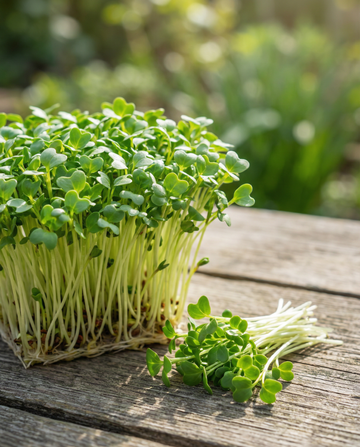 Spiredygtig karse (Lepidium sativum) – økologiske frø til enårig spiring fra SeedsChoice