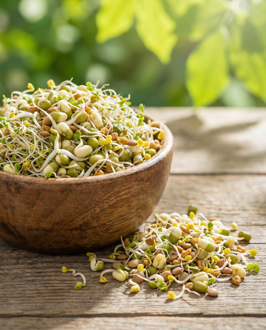Salatmix til spiring (Lactuca sativa) – økologiske ettårige spiringsfrø fra SeedsChoice