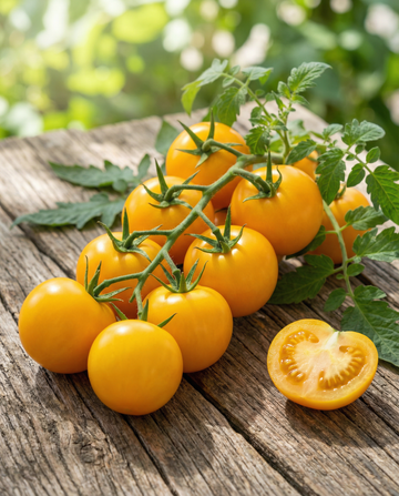 Gul tomat Golden Boy F1 Hybrid (Solanum lycopersicum) – grøntsagsfrø fra SeedsChoice