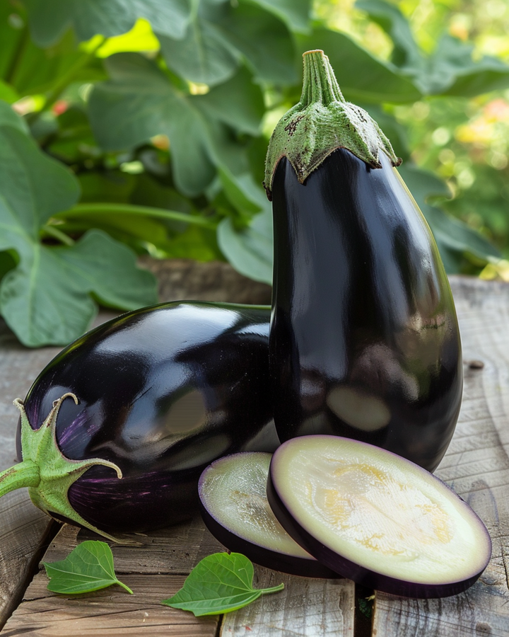 Aubergine Black Beauty frø (Solanum melongena) – grøntsag