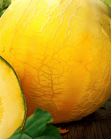 Gul vintermelon Giallo Inverno frø (Cucumis melo) – enårig grøntsag