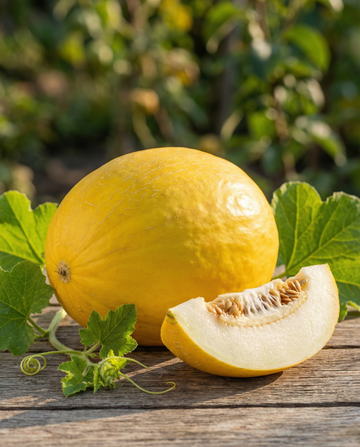 Gul vintermelon Giallo Inverno (Cucumis melo) – frø til enårig grøntsag fra SeedsChoice