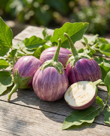 Aubergine Prosperosa (Solanum melongena) – grøntsagsfrø fra SeedsChoice