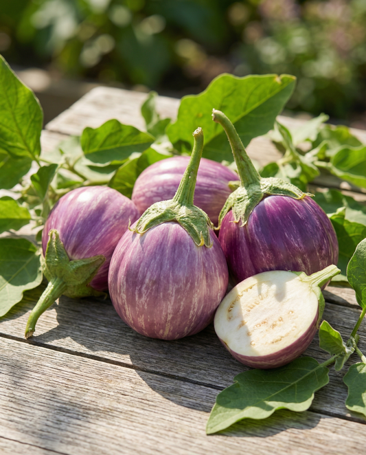 Aubergine Prosperosa (Solanum melongena) – grøntsagsfrø fra SeedsChoice