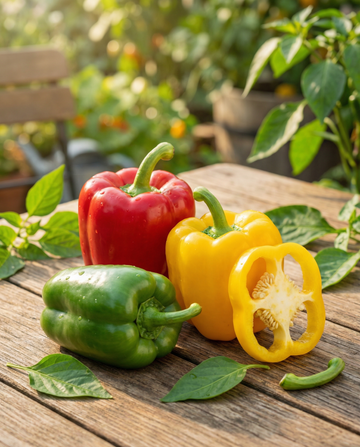 Peberfro Mix Three Color (Capsicum annuum) – grøntsagsfro fra SeedsChoice