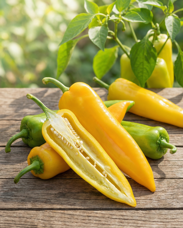 Peber corno giallo (Capsicum annuum) – etårigt grøntsagsfrø fra SeedsChoice