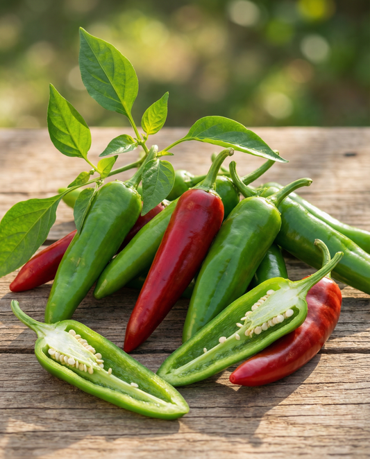 Friggitello Pepper Early (Capsicum annuum) – grøntsagsfrø fra SeedsChoice