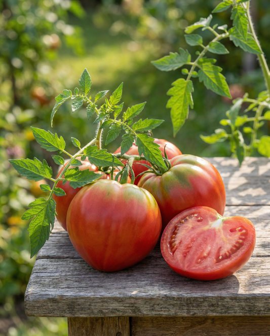 Tomat Cuor De Bue (Solanum lycopersicum) – etårige grønsagsfrø fra SeedsChoice