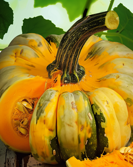 Round Padana Pumpkin Seeds Cucurbita Maxima Annual Variety