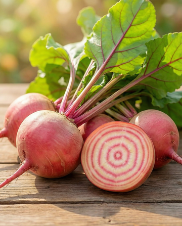 Rødbede Tonda Di Chioggia (Beta vulgaris) – etårige grøntsagsfrø fra SeedsChoice