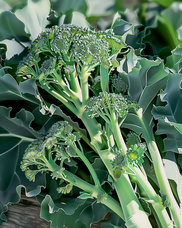 Sprouting broccoli Spigariello sene frø (Brassica oleracea) – spiredfrø