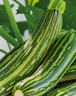 Zucchino Striato D'italia frø – Cucurbita pepo, etårig zucchini