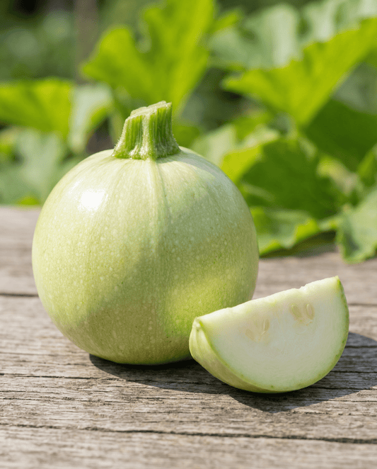 Squash Tondo Nizza (Cucurbita pepo) – etårige grøntsagsfrø fra SeedsChoice