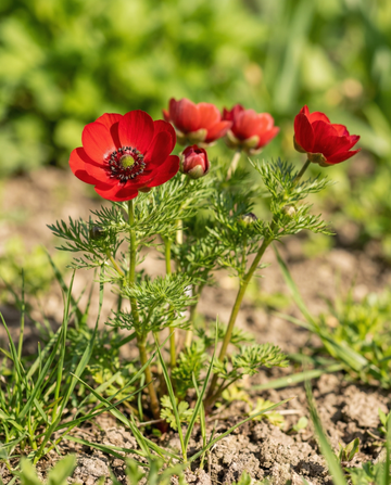 Pheasant's Eye røde blomster (Adonis aestivalis) – etårige blomsterfrø fra SeedsChoice