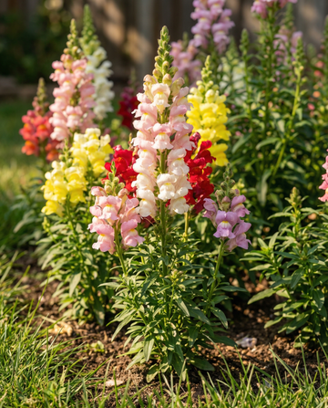 Løvemund Tall Mixed (Antirrhinum majus) – frø til enårige blomster fra SeedsChoice