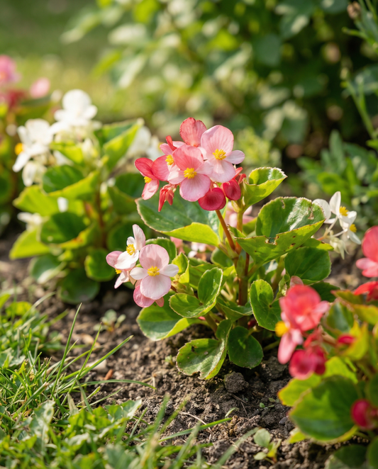 Mixed (Begonia semperflorens) – frø til enårig blandingsblomst fra SeedsChoice