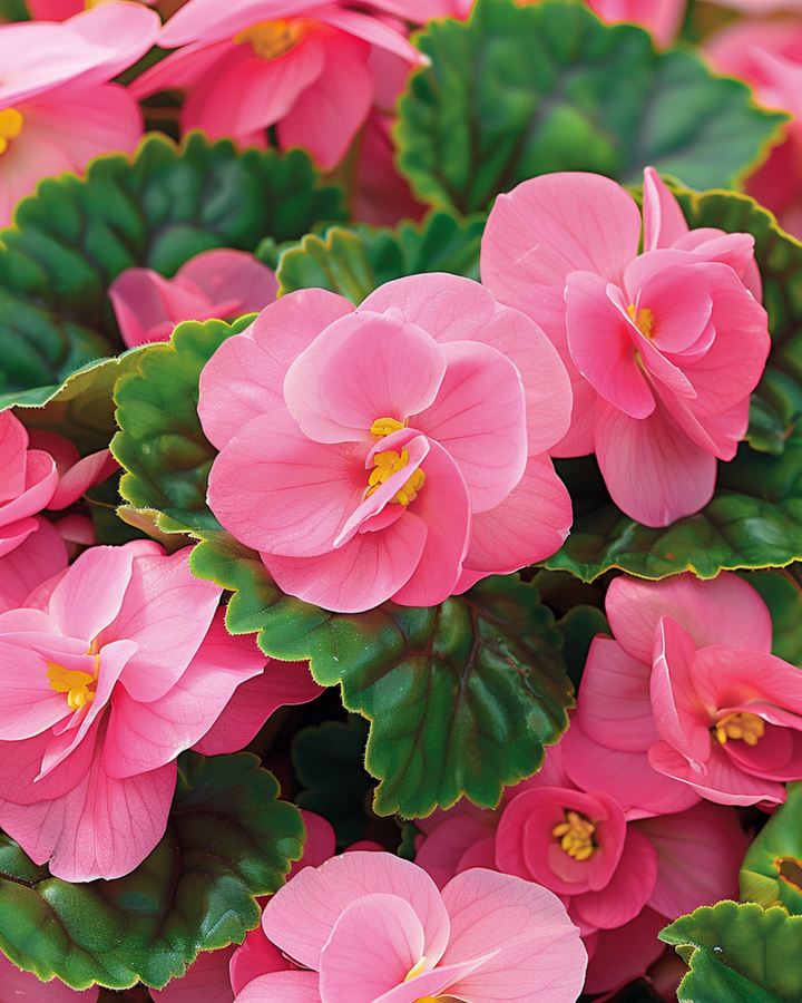 Rose Comet F1 Pink frø (Begonia semperflorens) – etårig