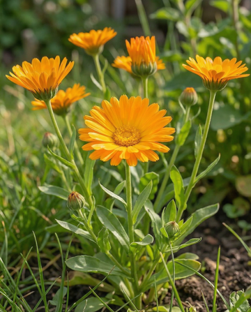 Morgenfrue (Calendula arvensis) – ettårige blomsterfrø fra SeedsChoice