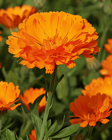 Morgenfrue Ball's Orange frø (Calendula officinalis) – etårig blomst