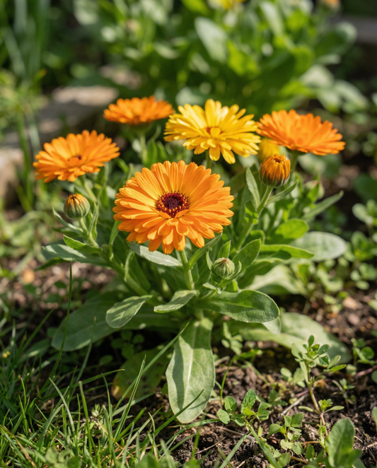 Blomsterkarse Fiesta Gitana (Calendula officinalis) – frø til ettårige blomster fra SeedsChoice