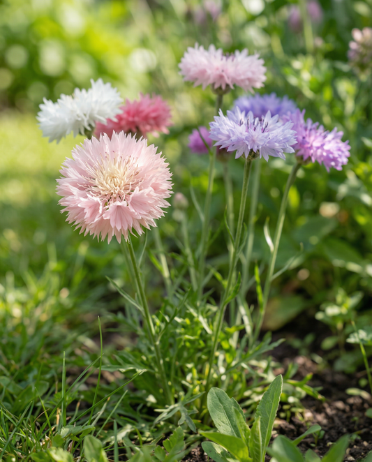 Sweet Sultan Mixed Colors (Centaurea moschata) – etårig blandingsfrø fra SeedsChoice