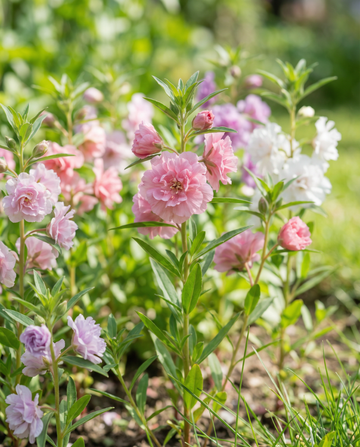 Double Flowered Mixed (Clarkia unguiculata) – etårige blomsterfrø fra SeedsChoice