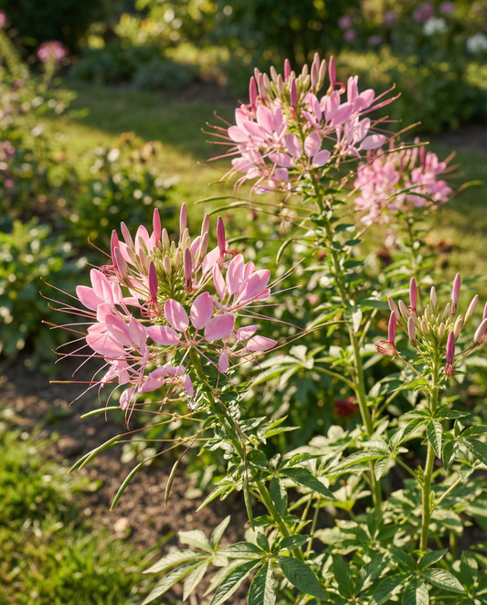 Spider Plant Rose Queen (Cleome hassleriana) – ettårige blomsterfrø fra SeedsChoice
