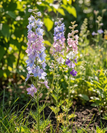 Ridderspore Imperial Mixed (Delphinium consolida) – frø til enårig blanding fra SeedsChoice