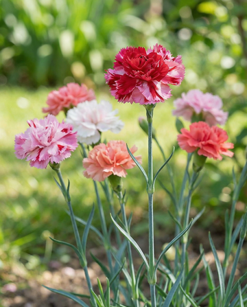 Chabaud nellike (Dianthus caryophyllus) – enårig blandingsfrø fra SeedsChoice