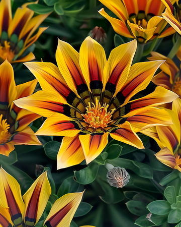 Treasure Sunshine Mix-frø (Gazania splendens) – enårig blomst