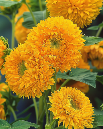 Solsikke Sungold Double Flowered Tall frø (Helianthus annuus) – etårig blomst