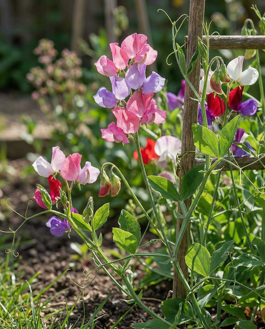 Lugtært Colorama Mixed (Lathyrus odoratus) – frø til etårige blomster fra SeedsChoice