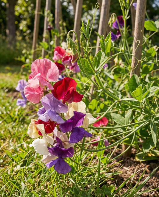 Sweet Pea Royal Family Mixed Climbing (Lathyrus odoratus) – frø til enårig klatreplante fra SeedsChoice