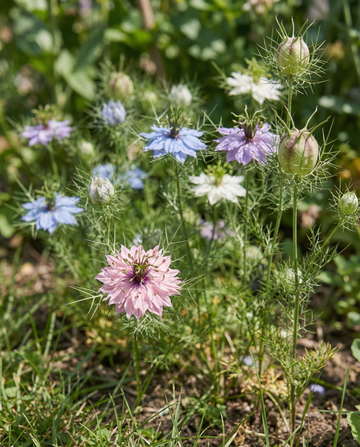Love In The Mist Persian Jewels (Nigella damascena) – etårig blanding frø fra SeedsChoice