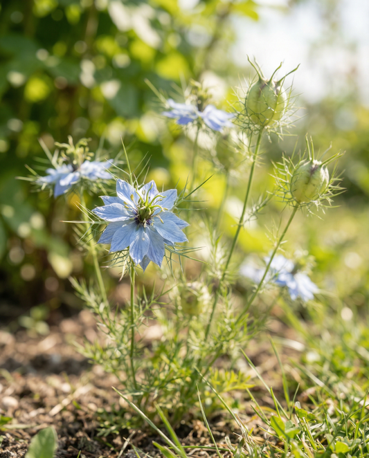 Love In The Mist Miss Jekyll Blue (Nigella damascena) – annual seeds from SeedsChoice