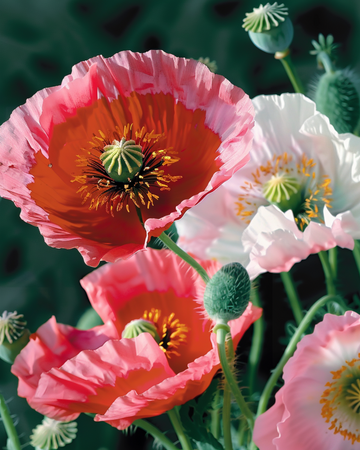 Valmue Mixed Mix (Papaver rhoeas) – etårige blomsterfrø fra SeedsChoice
