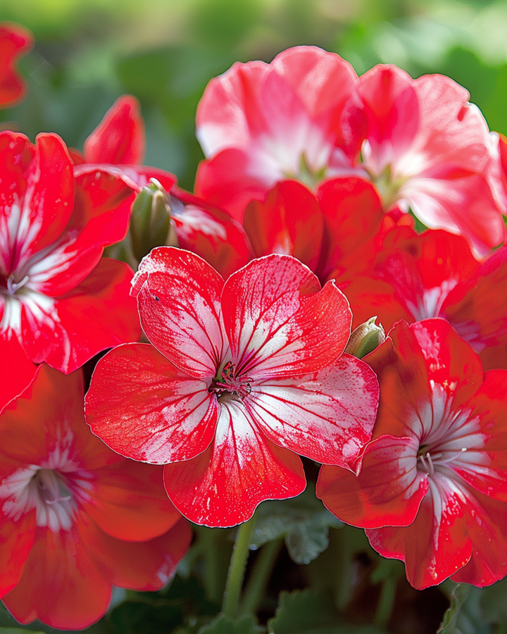 Geranium Bright Eyes F1 frø (Pelargonium zonale) – etårig