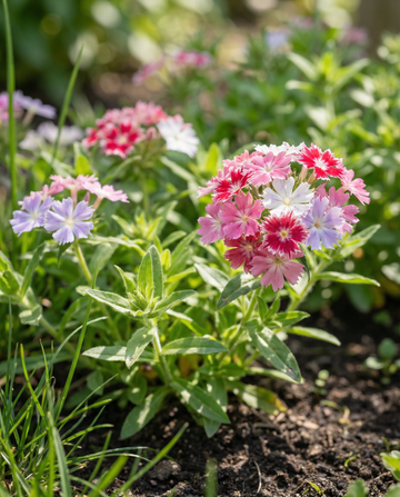 Starphlox (Phlox drummondii) – frø til enårig blanding fra SeedsChoice