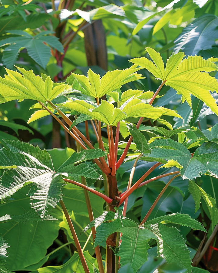 Wonderboom 250 Cm frø (Ricinus communis) – enårig blomst