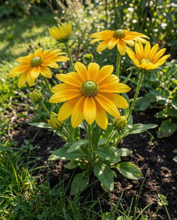 Keglblomst Prairie Sun (Rudbeckia hirta) – enårige blomsterfrø fra SeedsChoice