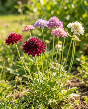 Scabiosa frø – Scabiosa Atropurpurea etårig blanding (Scabiosa atropurpurea) – etårig blandingssortering fra SeedsChoice