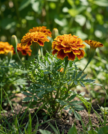 Fransk fløjlsblomst Harmony Petite (Tagetes patula) – ettårige blomsterfrø fra SeedsChoice