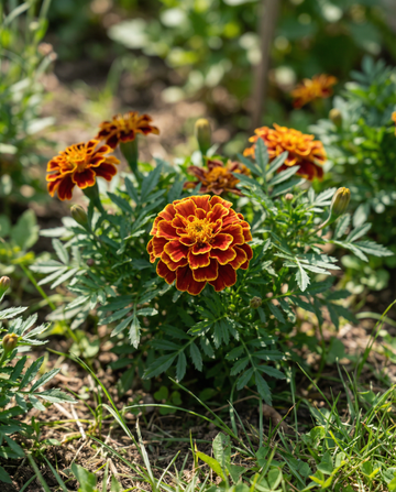Fransk fløjlsblomst Carmen (Tagetes patula) – frø til enårige blomster fra SeedsChoice